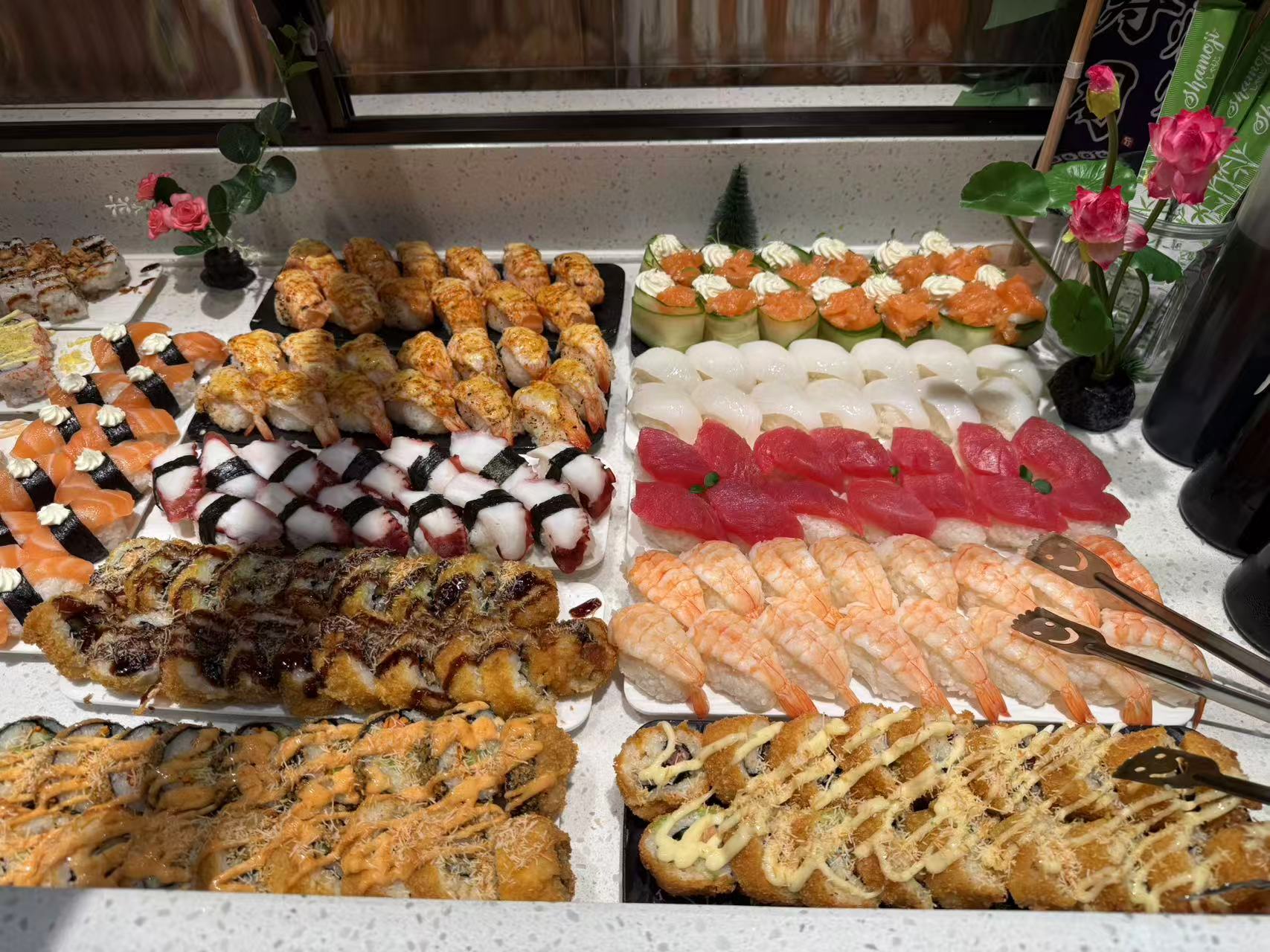 Buffet asiatique du restaurant Wok D'Asie a Hornu