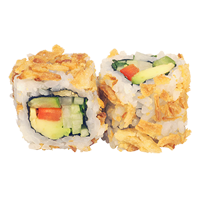 M23. Végétarien + oignon frit sauce teriyaki