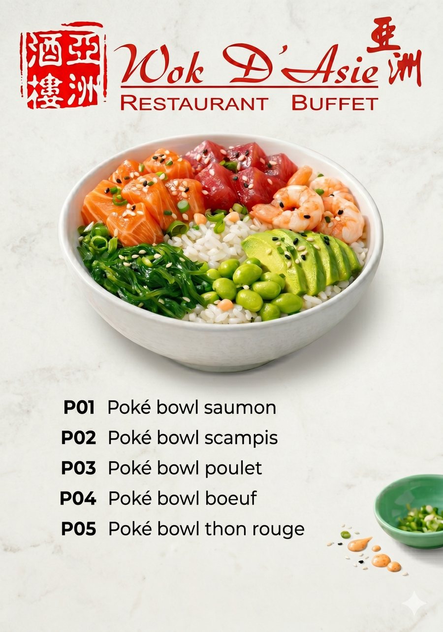 Poké bowl minute